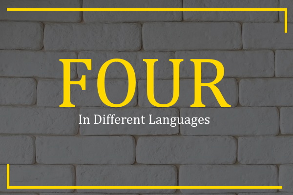 four in different languages