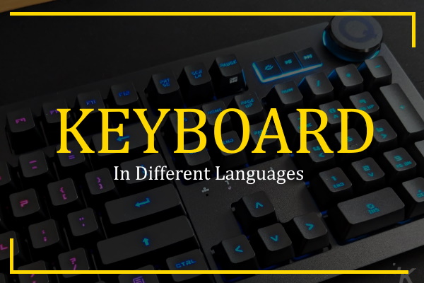 keyboard in different languages