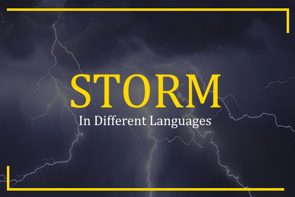storm in different languages