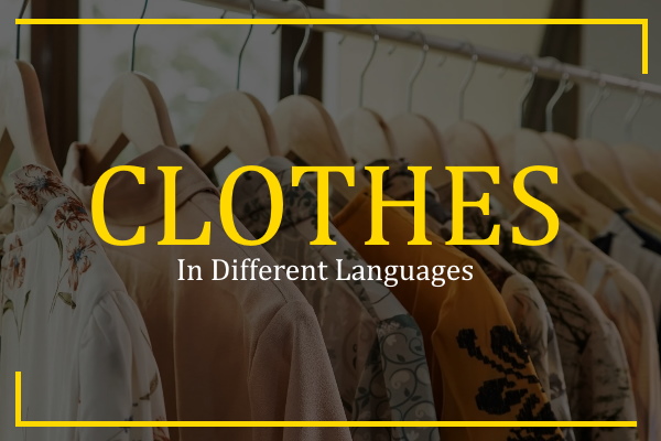 How To Say Clothes In Different Languages 100 Ways 