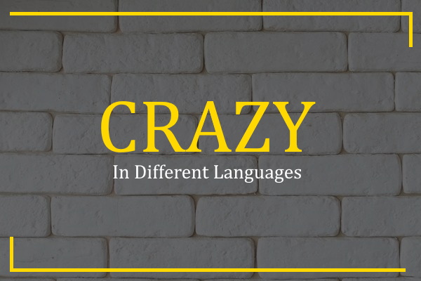crazy in different languages