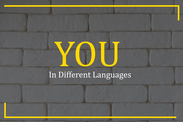 you in different languages