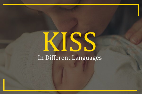 kiss in different languages