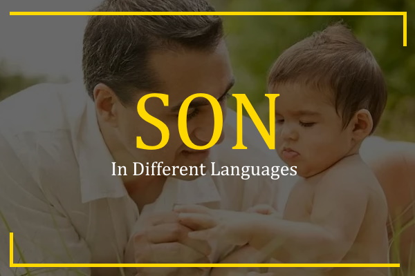 son in different languages