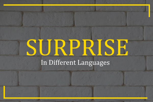 surprise in different languages