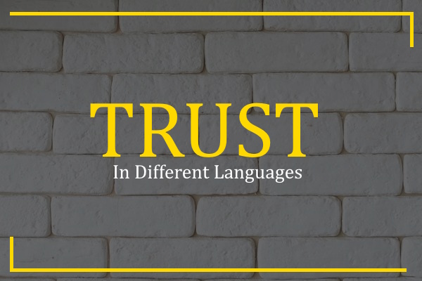 trust in different languages