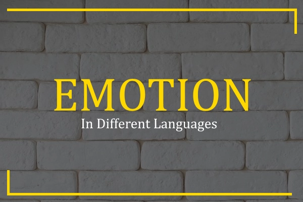 emotion in different languages