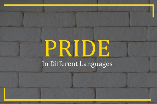 pride in different languages
