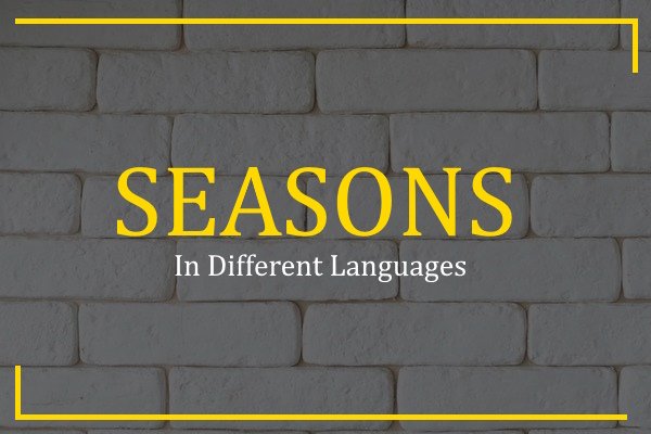 season in different languages