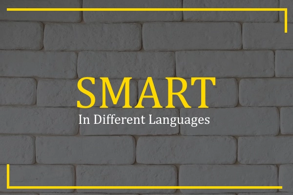 smart in different languages
